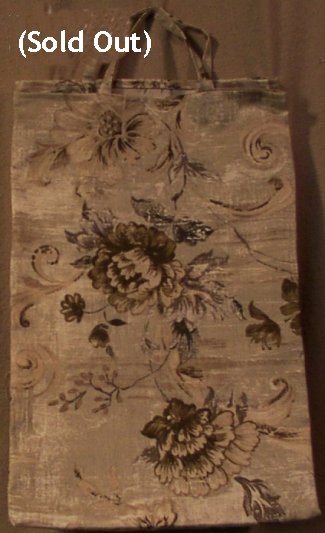 Elegant Beige Floral Ecology Bag by Long Meadow Farms