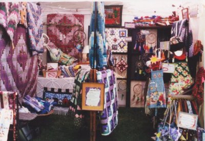 Long Meadow Farms Quilts Booth