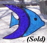 Stained Glass Fishie by Long Meadow Farms